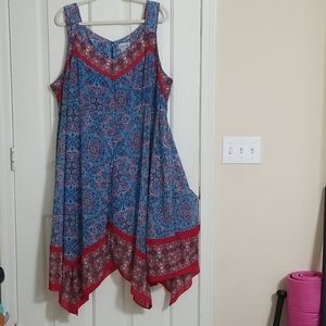 Catherine's Size 3XWP, Scarf Trim Dress